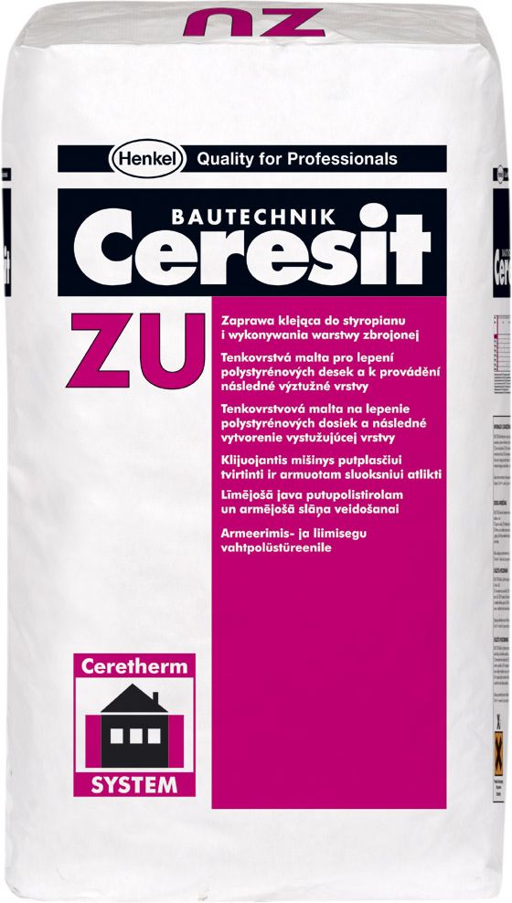 Klej Ceresit Zu do Styropianu i Warstwy Zbrojnej