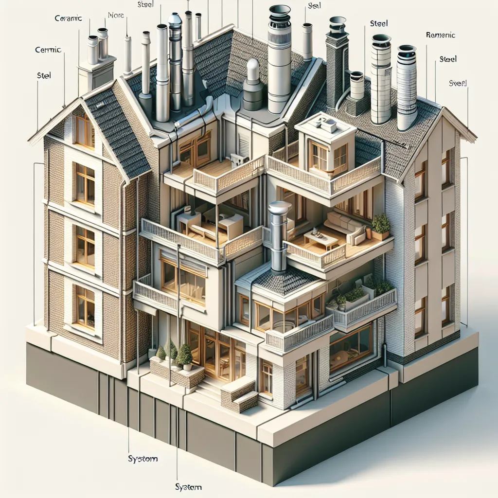 Rodzaje kominów i ich zastosowanie w budownictwie